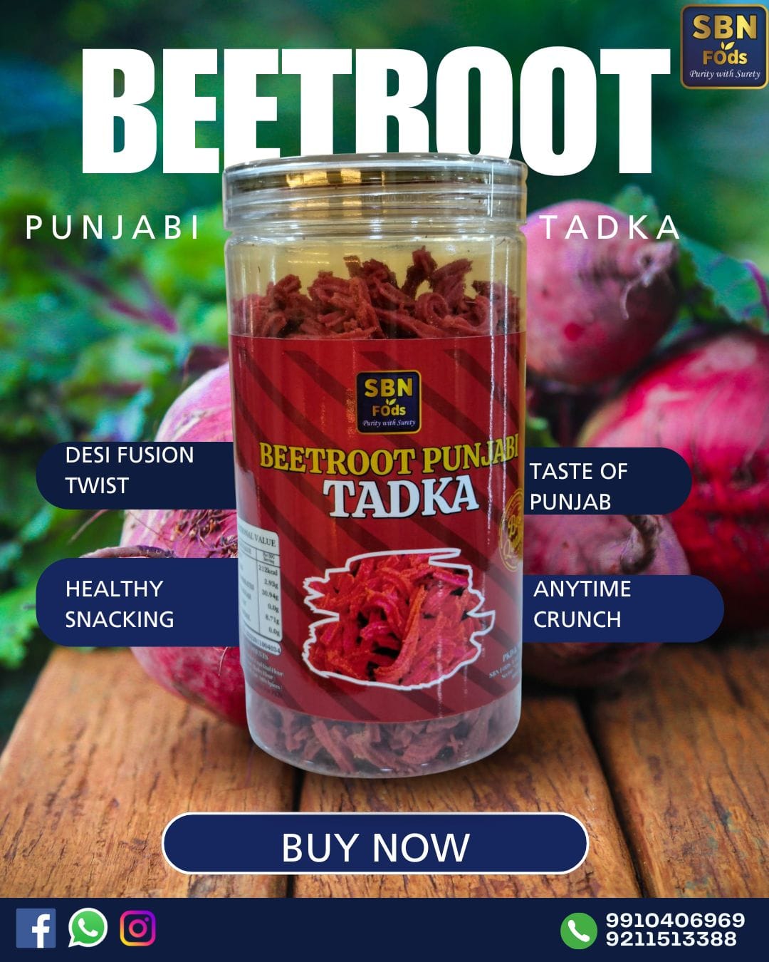 Beetroot Tadka